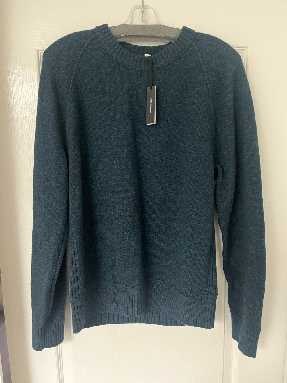 BANANA REPUBLIC ITALIAN MERINO-BLEND CREW-NECK SWEATER M NWT